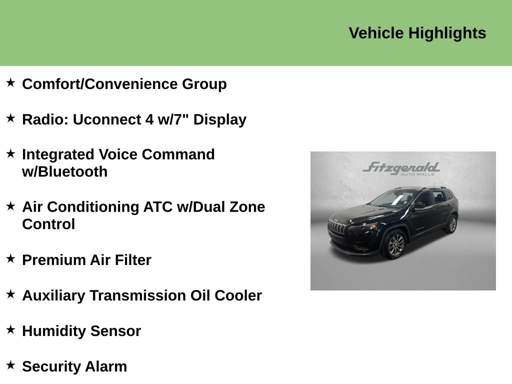 2019 Jeep Cherokee Latitude Plus FWD