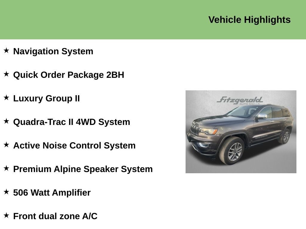 2020 Jeep Grand Cherokee Limited 4x4