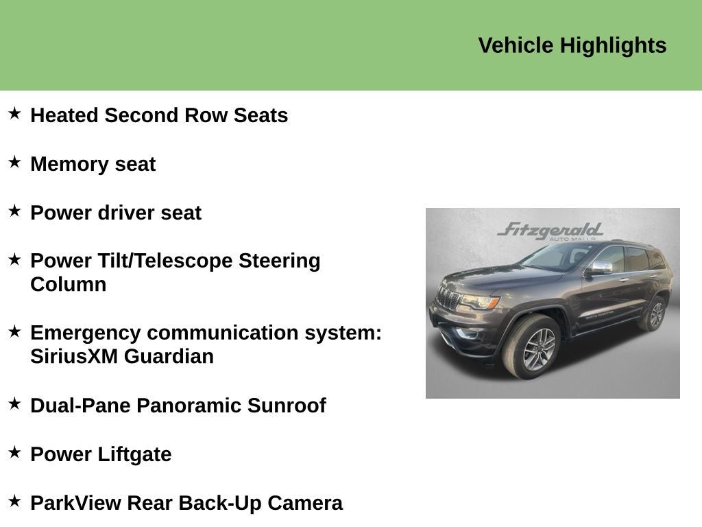 2020 Jeep Grand Cherokee Limited 4x4