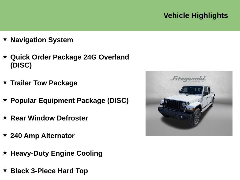 2023 Jeep Gladiator Overland