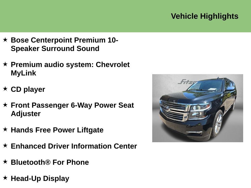 2019 Chevrolet Tahoe Premier