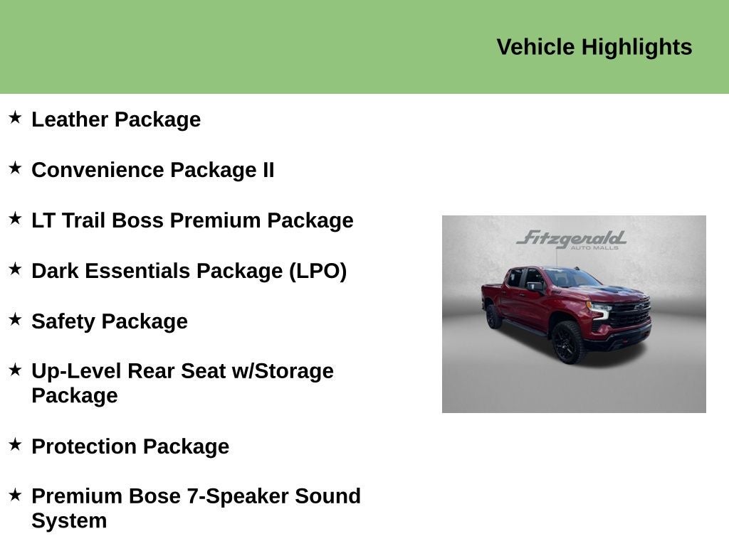 2023 Chevrolet Silverado 1500 LT Trail Boss
