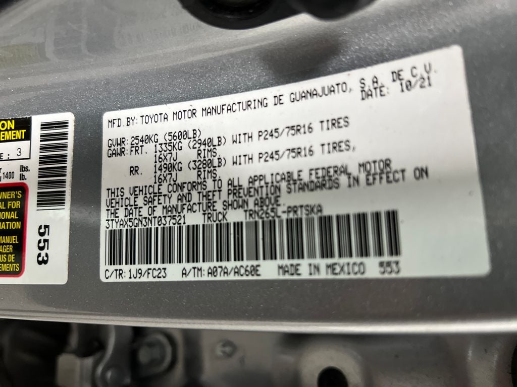 2022 Toyota Tacoma SR5