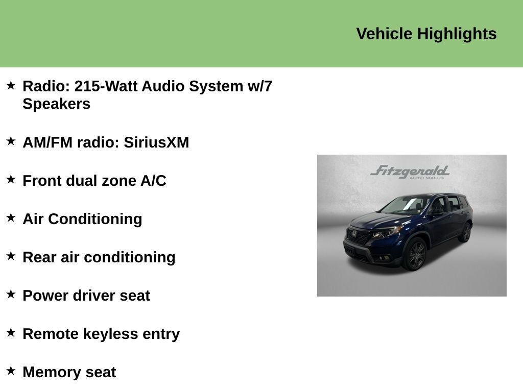 2021 Honda Passport AWD EX-L