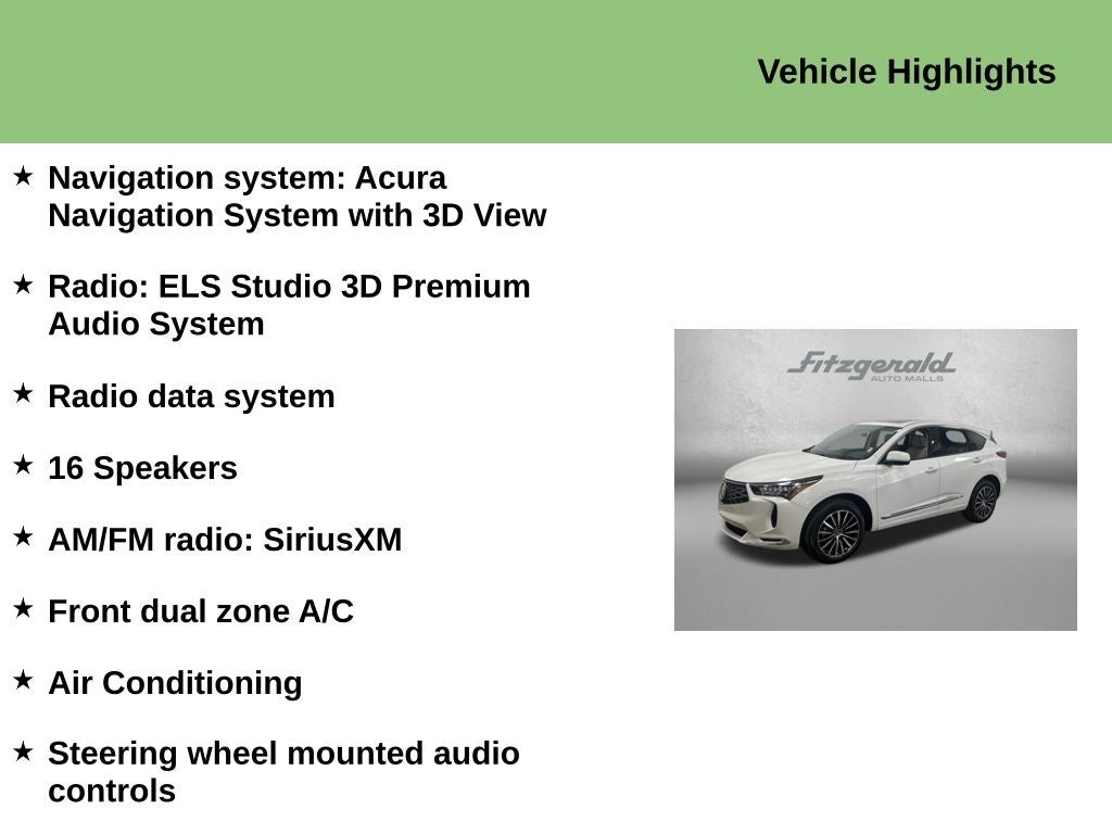 2025 Acura RDX Advance