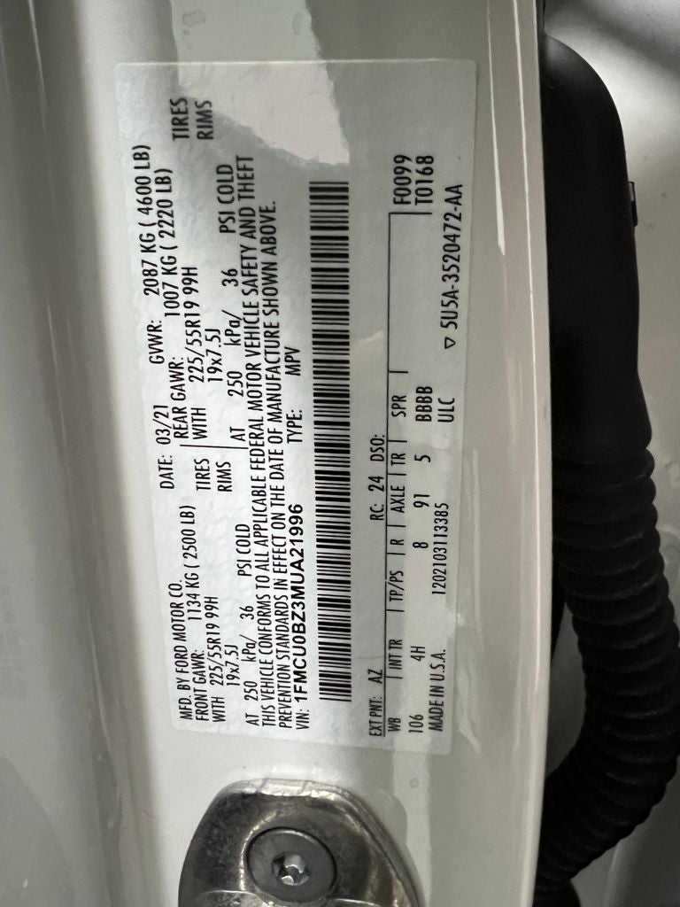 2021 Ford Escape SE Hybrid