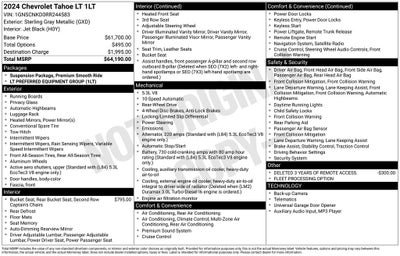 2024 Chevrolet Tahoe LT