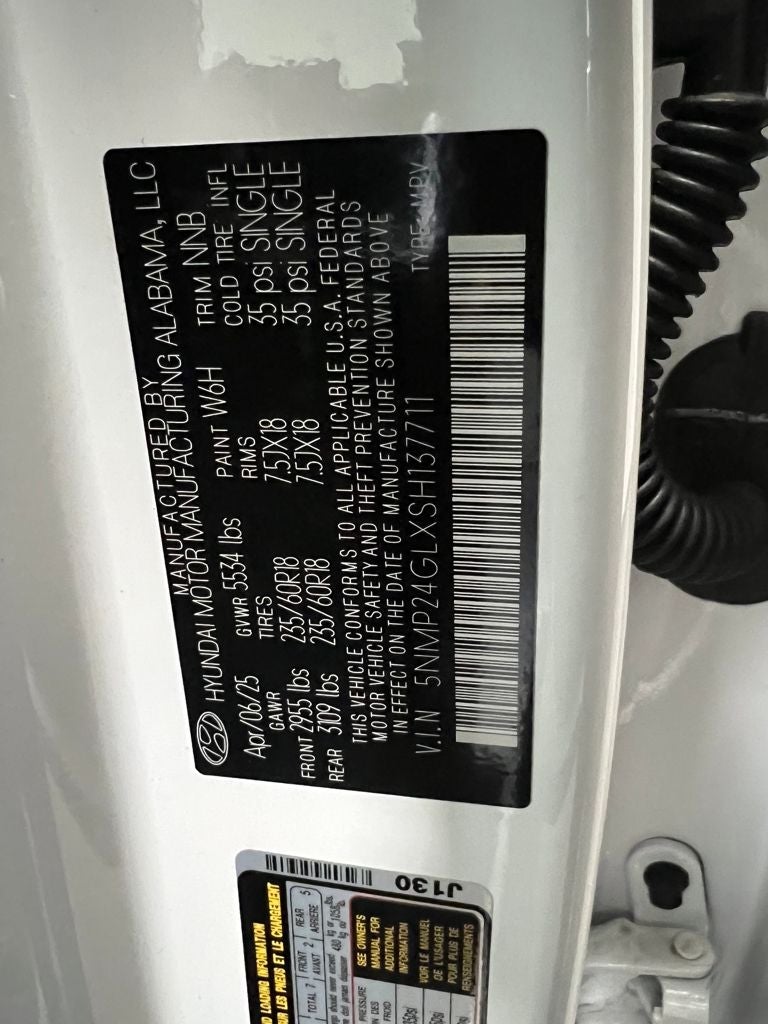 2025 Hyundai SANTA FE SEL