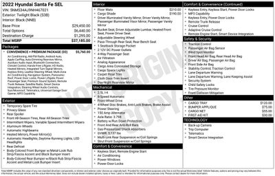 2022 Hyundai SANTA FE SEL