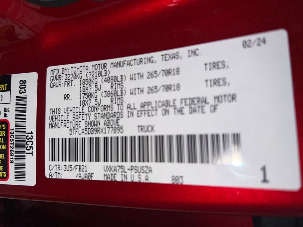 2024 Toyota Tundra SR5