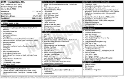2024 Hyundai KONA SEL
