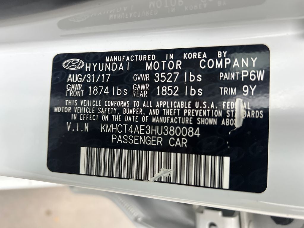 2017 Hyundai ACCENT Value Edition