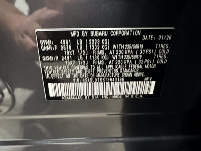 2026 Subaru Forester Touring