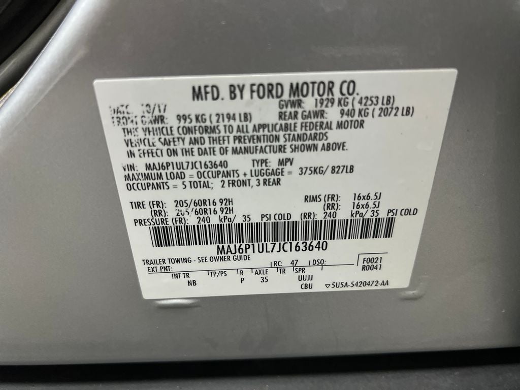 2018 Ford EcoSport SE