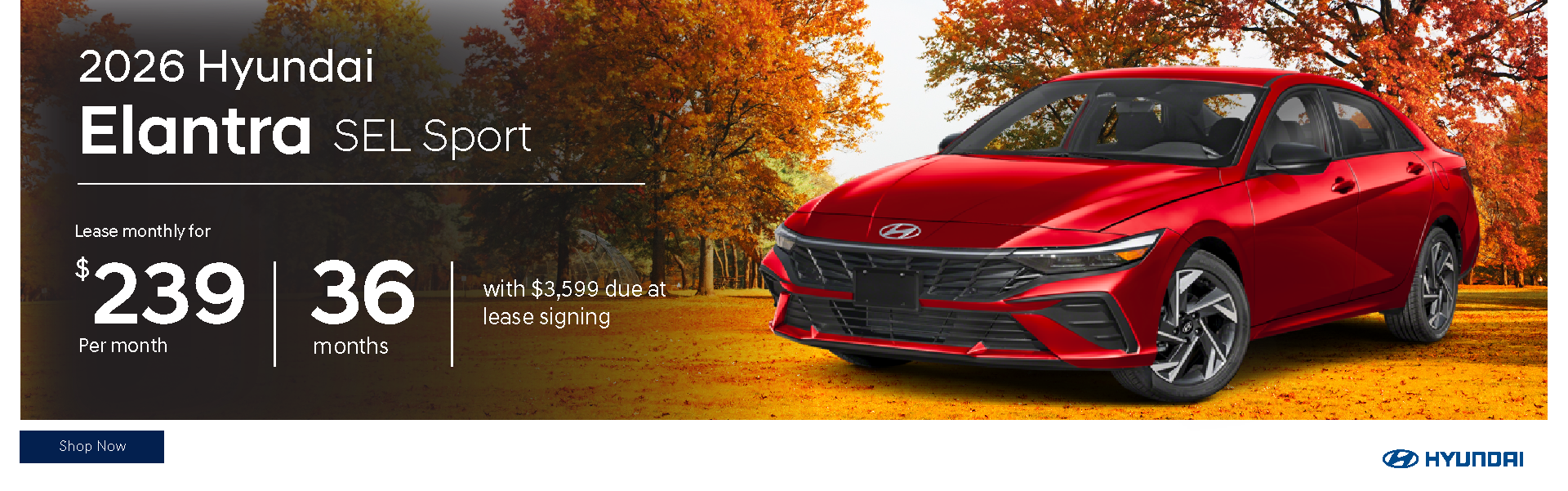September 2026 Elantra SEL Sport Desktop Banner